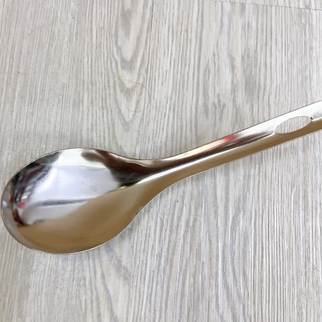 Vá múc cơm , vá múc canh inox Cao Cấp - Vá xới cơm inox OVAL không dính