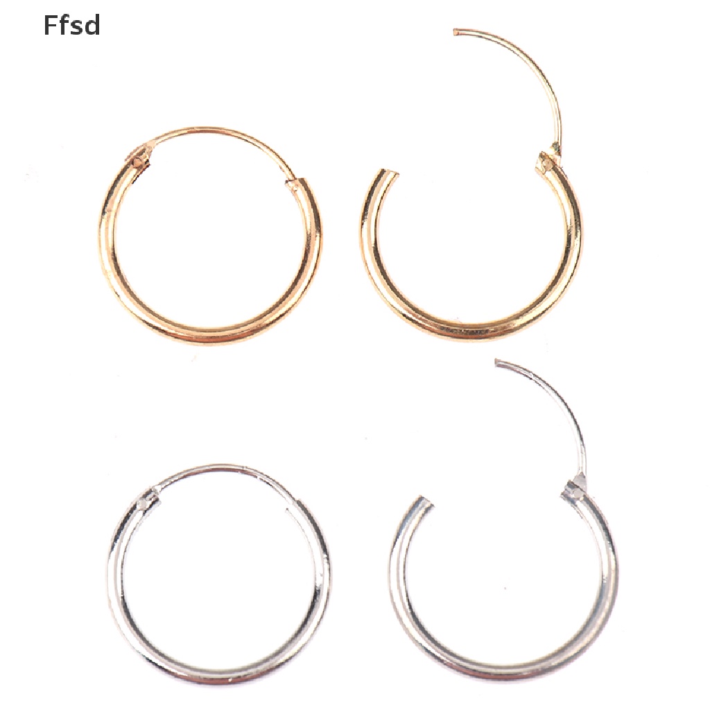 Set 3 Đôi Bông Tai Hình Tròn Nhỏ Đơn Giản Thời Trang Cho Nữ * Nóng