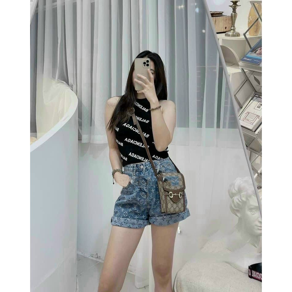Áo thun croptop ba lỗ ngược Ba len cực hot LY176214 mới