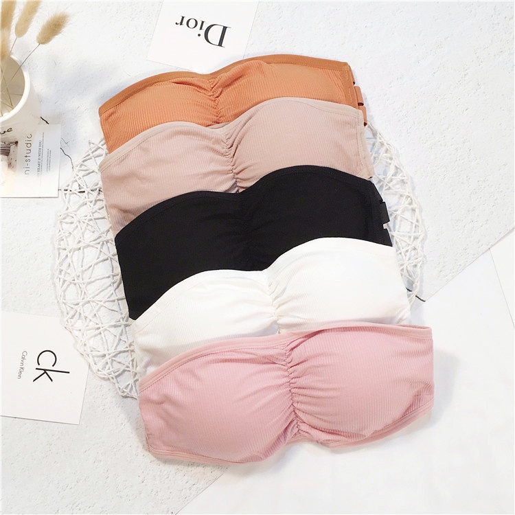 Áo Bra Nữ Cúp Ngực, Bra Không Dây Có Nấc Cài, Áo Ngực Không Gọng Mút Mỏng ZANA BRA B819
