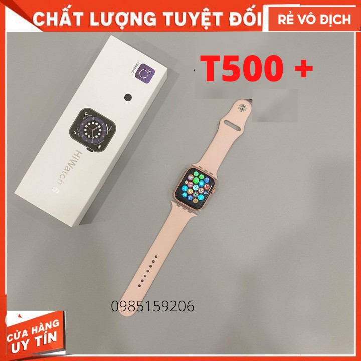 Đồng Hồ Thông Minh T500 Plus, T500+ 1.75inch Seri6 Nam Nữ Đeo Đều OK Thay Hình Nền - Nhận Cuộc Gọi , Tin Nhắn