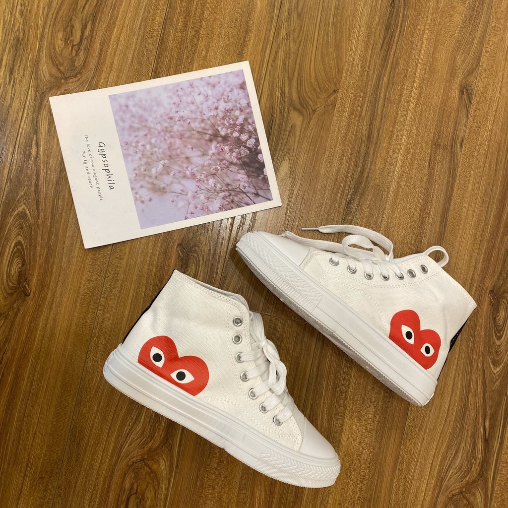 [Mã FAMINI245 giảm 10k đơn từ 20k] Giày tim cao cổ và thấp cổ mới nhất 2021 HAPU ( ảnh thật ) | BigBuy360 - bigbuy360.vn