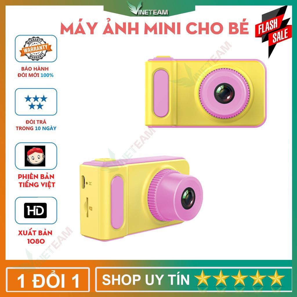 Máy ảnh Mini Cho Bé Phiên bản tiếng việt ( Chụp Ảnh Thật) -dc3582