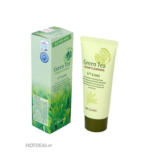 SỮA RỬA MẶT TRẮNG DA TRÀ XANH 3W