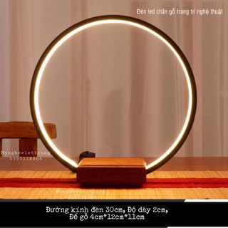 Đèn Led Trang Trí, Ánh Đèn Huỳnh Quang Kệ Gỗ Bày Đồ Decor Tượng Đẹp