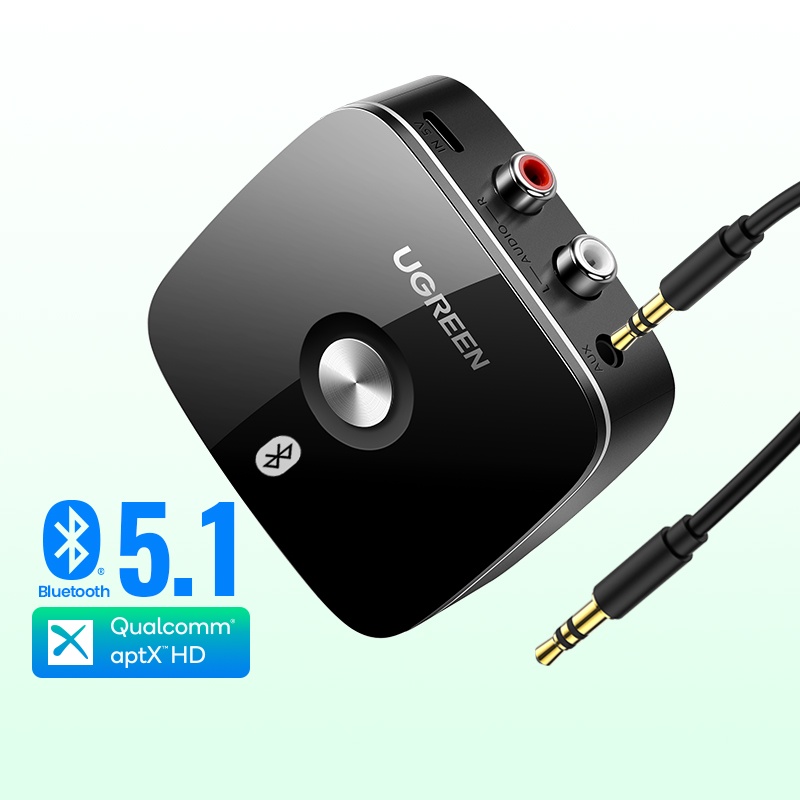 UGREEN Thiết Bị Nhận Tín Hiệu Bluetooth Không Dây 3.5mm 5.1 APTX LL/5.0