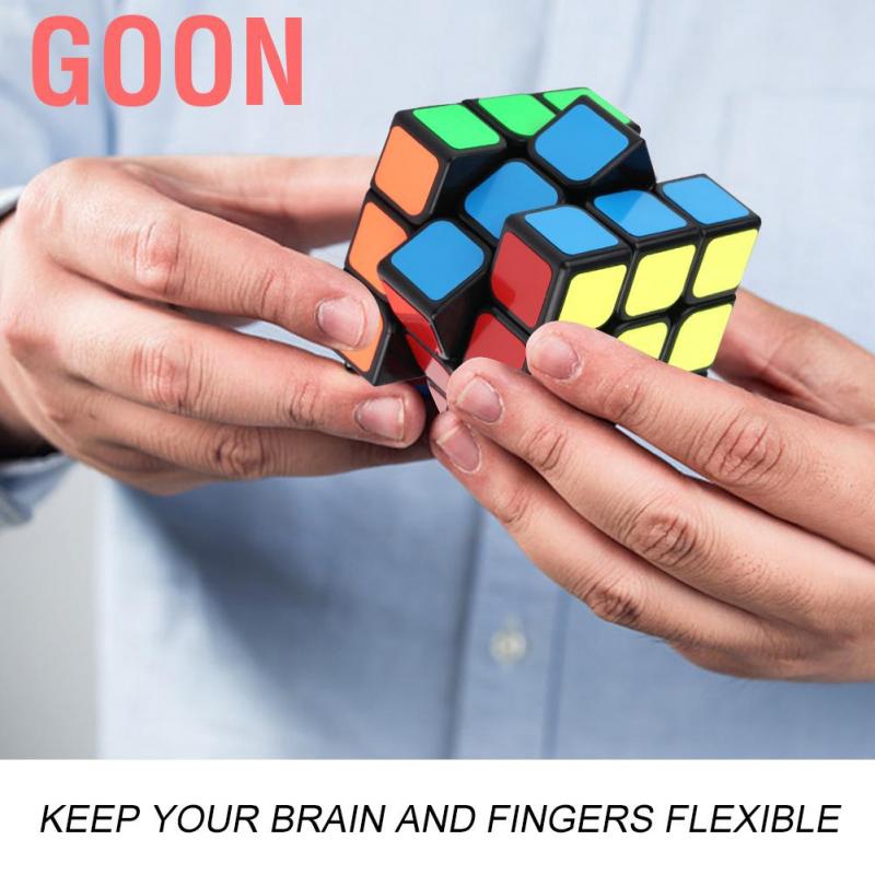 Goon 3x3x3 6 Sides Speed Cube Plastic Educational Toy Puzzle Twist Game for Children Gift