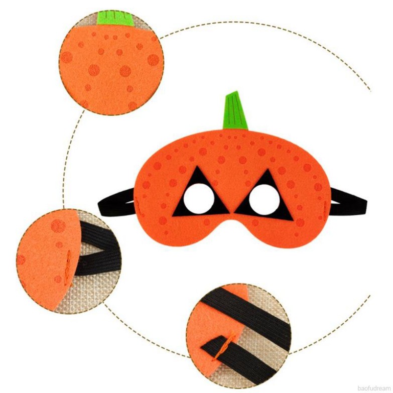 Mặt Nạ Hóa Trang Halloween Trình Diễn Sân Khấu Bằng Vải Nỉ Nhiều Kiểu Tùy Chọn Dành Cho Bé