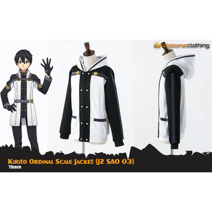 Áo Hoodie Cosplay Nhân Vật Kirito Trong Phim Sword Art Online Jz Sao 03