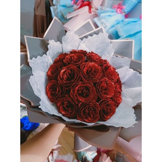 bó sáp hơn 30 bông
