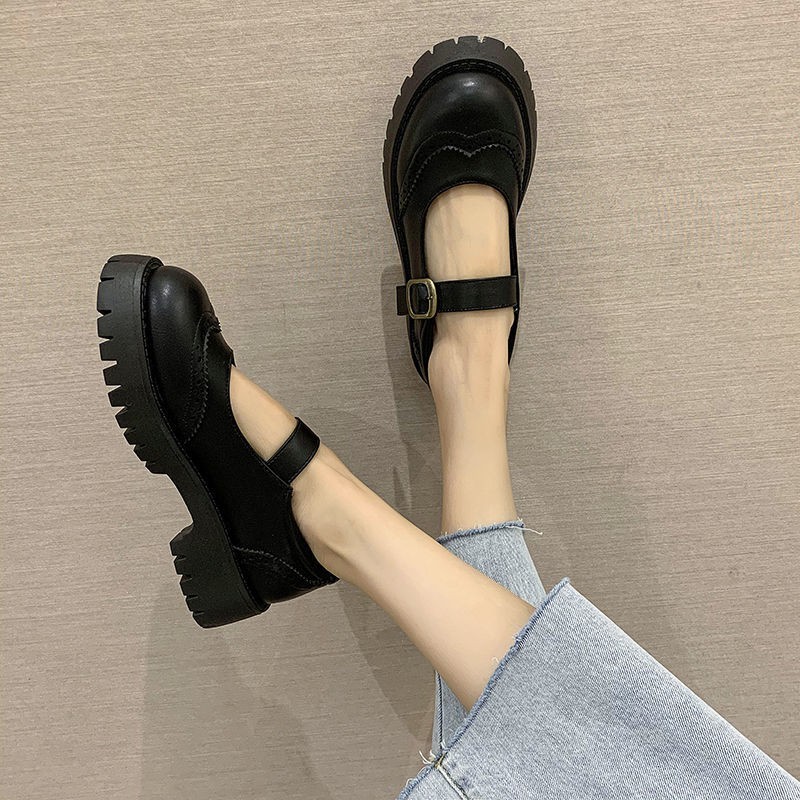 Giày Búp Bê Size Lớn 35-43 Phong Cách Lolita Nhật Bản Cho Nữ