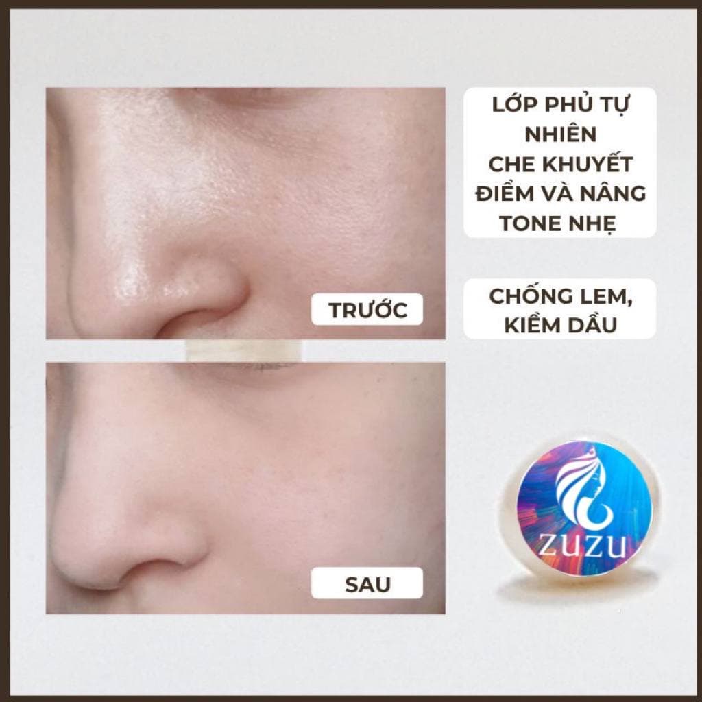 Phấn Phủ Bột Kiềm Dầu SKYVIL , kiềm dầu tối đa với 2 tone màu ZUZU Cosmetic