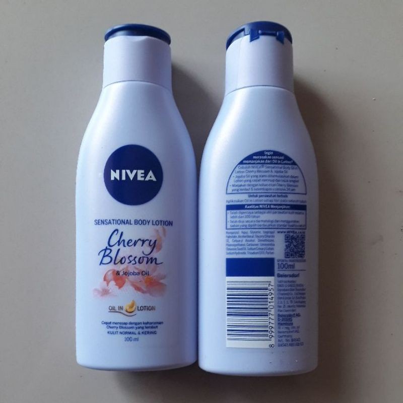 (hàng Mới Về) Sữa Dưỡng Thể Hoa Anh Đào Nivea 100ml