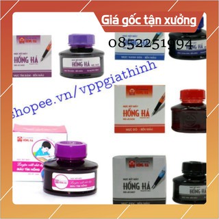 Mực Hồng Hà các màu (lọ 60ml) (Giá tốt nhất )