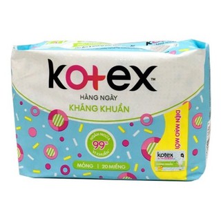 Kotex hàng ngày kháng khuẩn gói 20 miếng