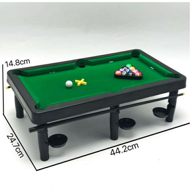 Bàn Bi a Mini BoBa Store Bàn Bida Mini giá rẻ cho trẻ em và người lớn, 10 bi Đánh Số - Mặt bàn Nỉ không bong