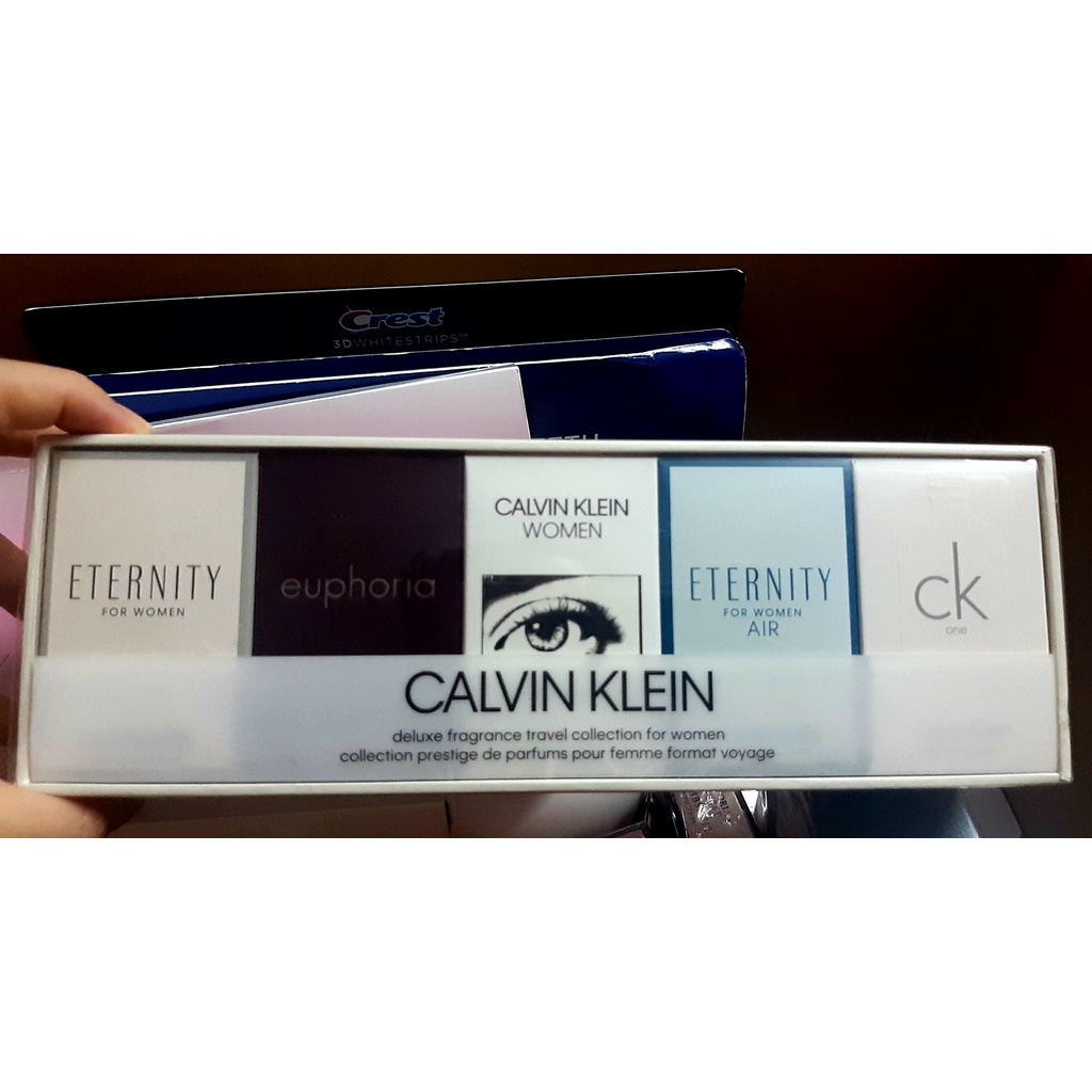 Set nước hoa mini Calvin Klein cho nữ 🌼🌼🌼 (5 chai mini size-HÀNG CHUẨN CHÍNH HÃNG) | Thế Giới Skin Care