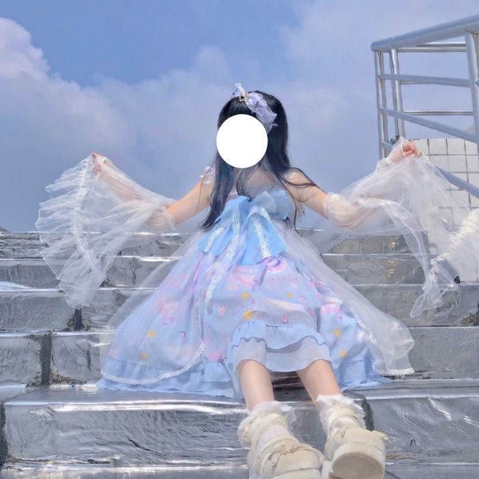 Hàng Có Sẵn Đầm lolita Công Chúa Biển Sâu Dễ Thương Ngọt Ngào Cho Nữ Hóa Trang lolita Nhật Bản