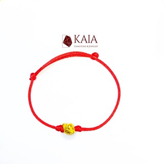 Vòng tay handmade charm thỏ trường sinh may mắn 24k - KAIA