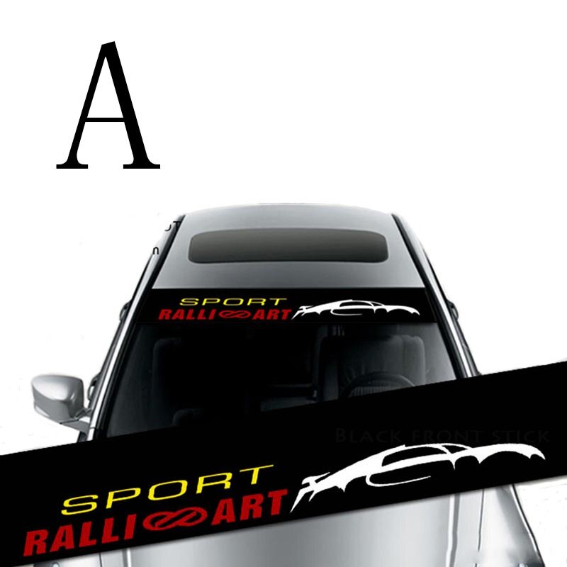 Miếng DECAL Dán Kính Chắn Gió Xe Hơi 130x21cm Tiện Dụng