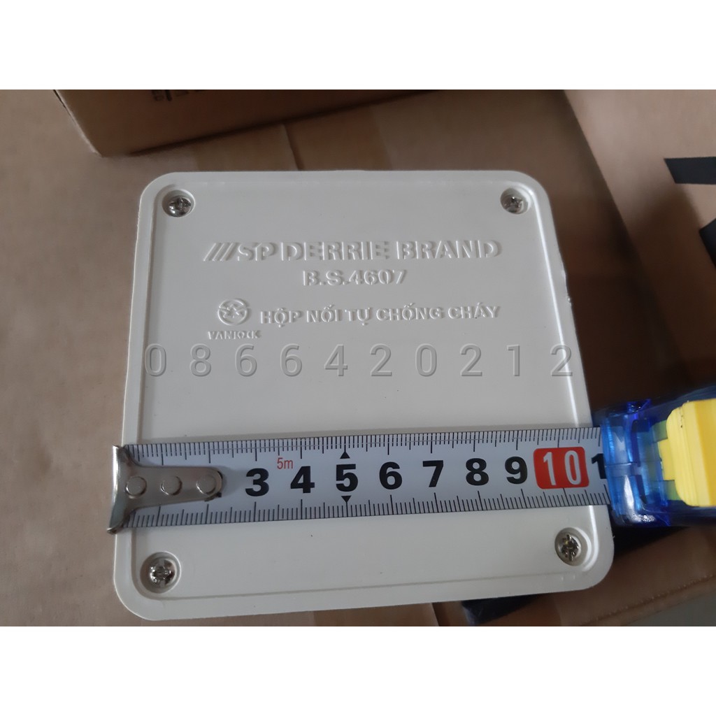 Hộp nối dây tự chống cháy Sino E265/2 11x11x5cm