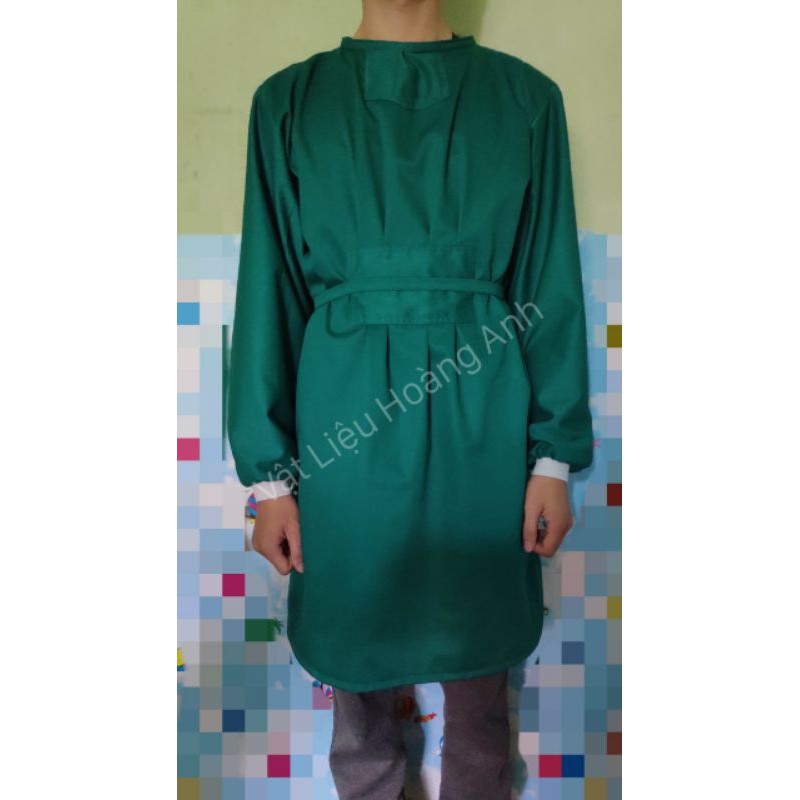 Áo choàng phẫu thuật nam, nữ vải dày