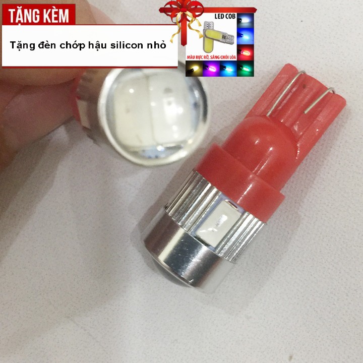 Cặp 02 đèn xi nhan xương mù + đèn chớp F1 silicon