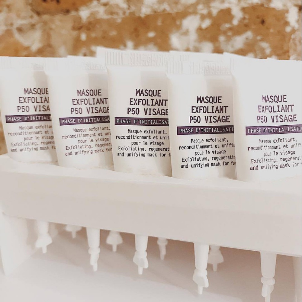 Mặt nạ chuyên biệt Masque Exfoliant P50 Visage 7ml peel da dành cho da lão hóa, làm sáng và se khít lỗ chân lông - K57
