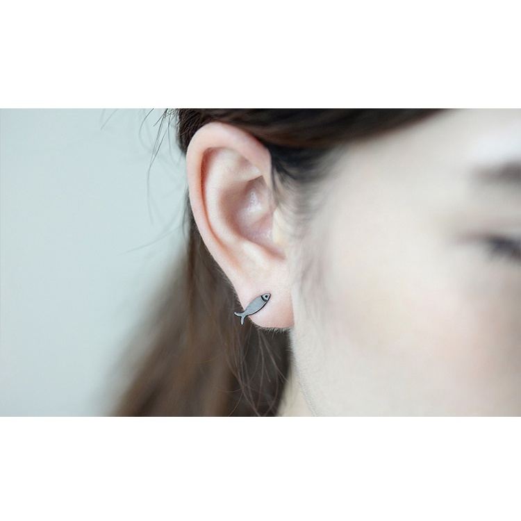 Khuyên Tai Hình Mèo Và Cá Dễ Thương Thời Trang Mới 2022