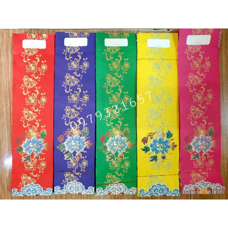 Vỏ sớ, Bao liêm sớ  6 màu long vân 9x36cm, 11x39cm, 12x43cm