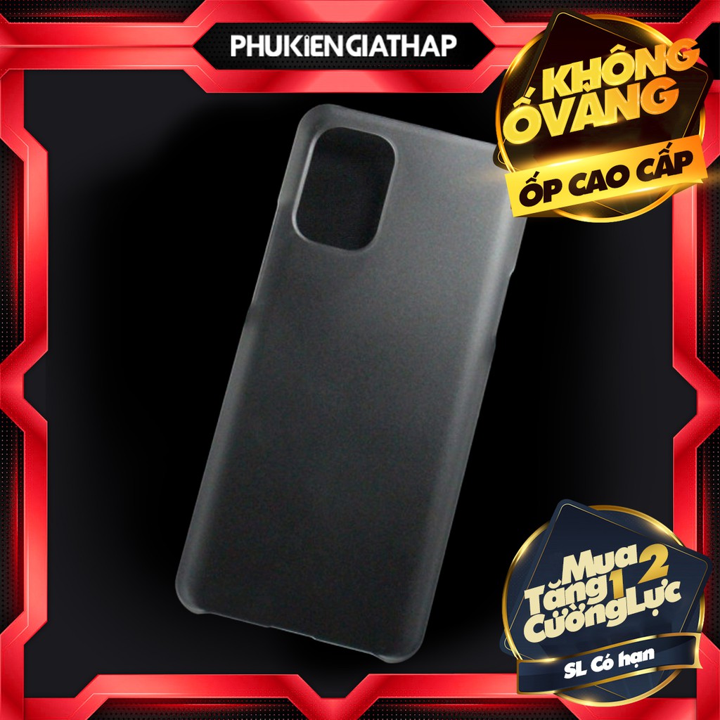 Ốp cứng cho OnePlus 8T/ Nord N10/ Nord N100 Không ố vàng cao cấp (Trong mờ)