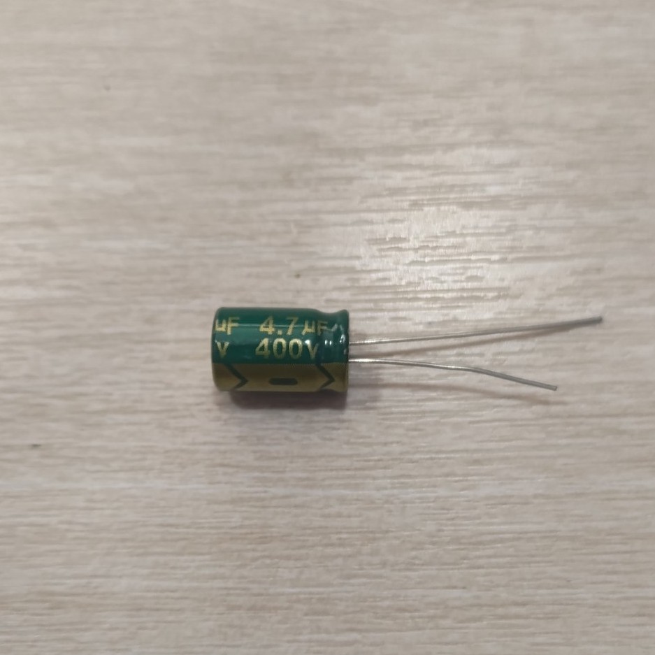 [10 con] Tụ hóa 4.7uF 400V (8x12mm)
