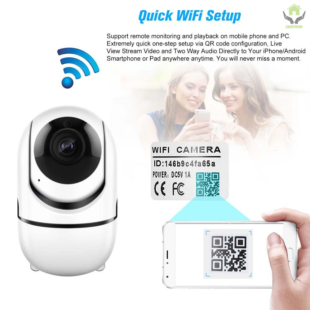 Home Indoor Security Camera 1080P HD Wireless WiFi Surveillance Camera with Night Vision,Motion Detection,Remote Access,Two-way Audio