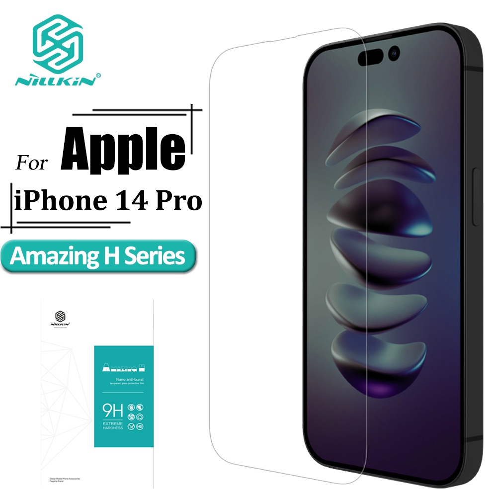 Kính Cường Lực 9H Chống Chói &amp; Dấu Vân Tay NILLKIN Cho iPhone 14 Pro