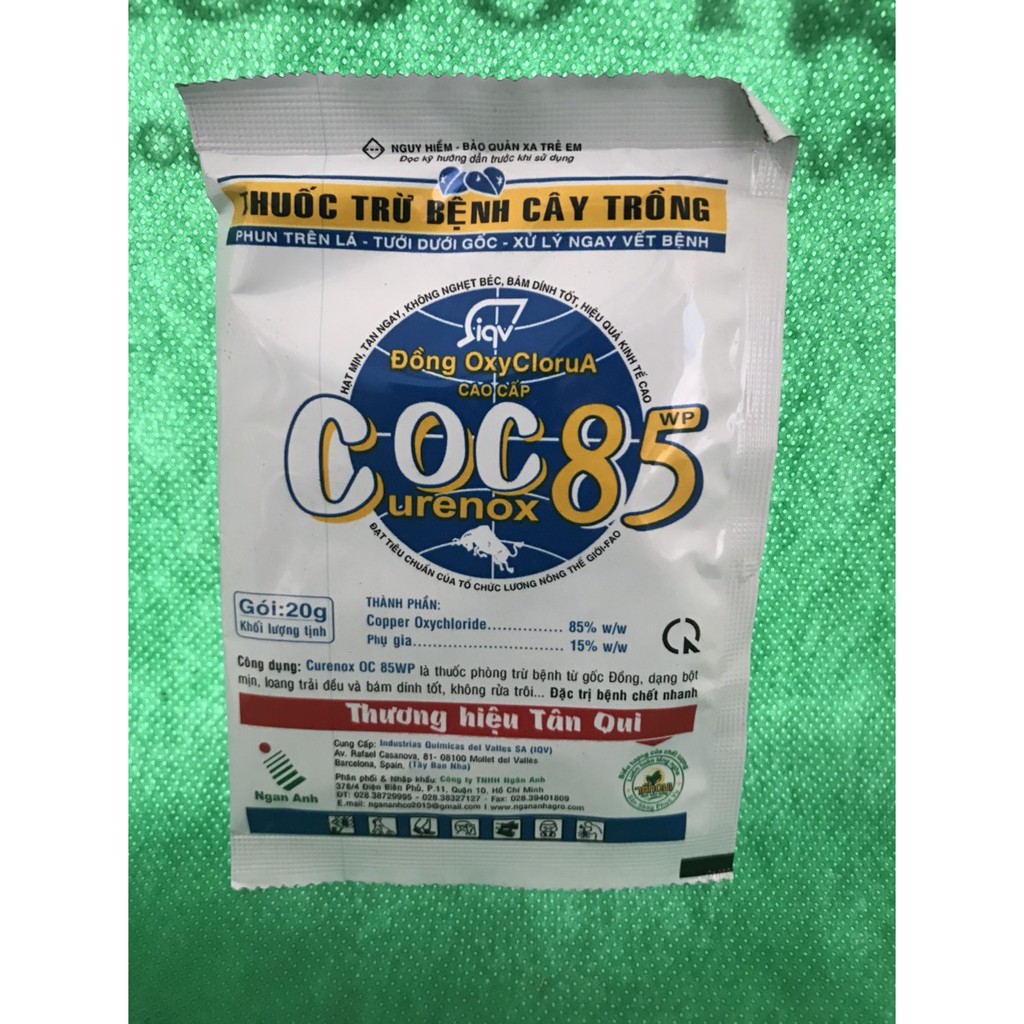 Thuốc trừ nấm COC 85WP gói 20g