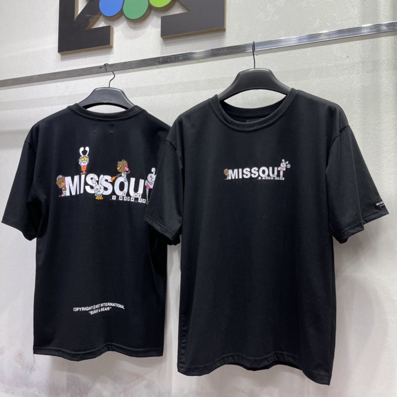[Mã SKAMSALE07 giảm 10% TỐI ĐA 100K đơn150K] Áo Thun Missout BUNNY&BEAR TEE 4 màu nam nữ Full Tag tay cổ | BigBuy360 - bigbuy360.vn