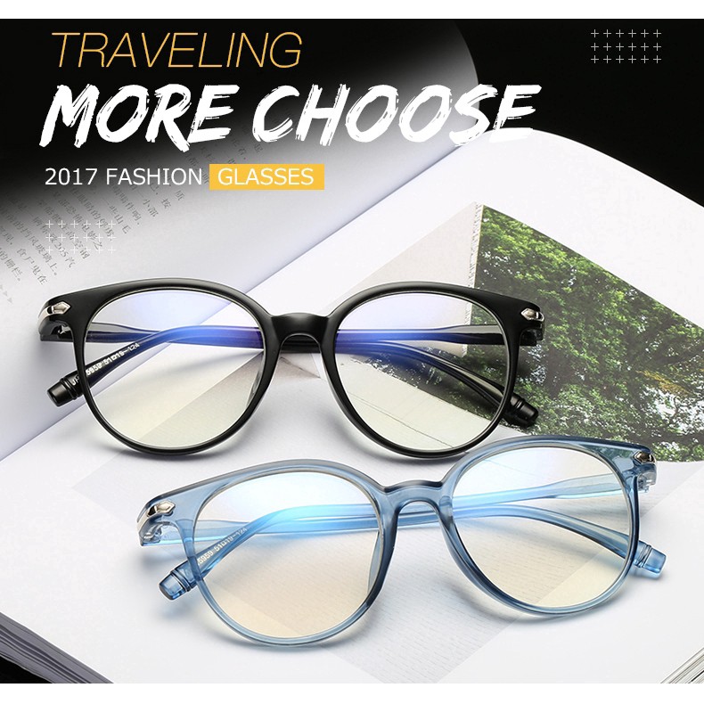 Kính mắt chống bức xạ thời trang Hàn Quốc cho nam nữ