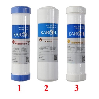 Lõi 123 Karofi hàng chính hãng lắp cho máy lọc nước Karofi sai hàng đến gấp đôi giá trị sản phẩm
