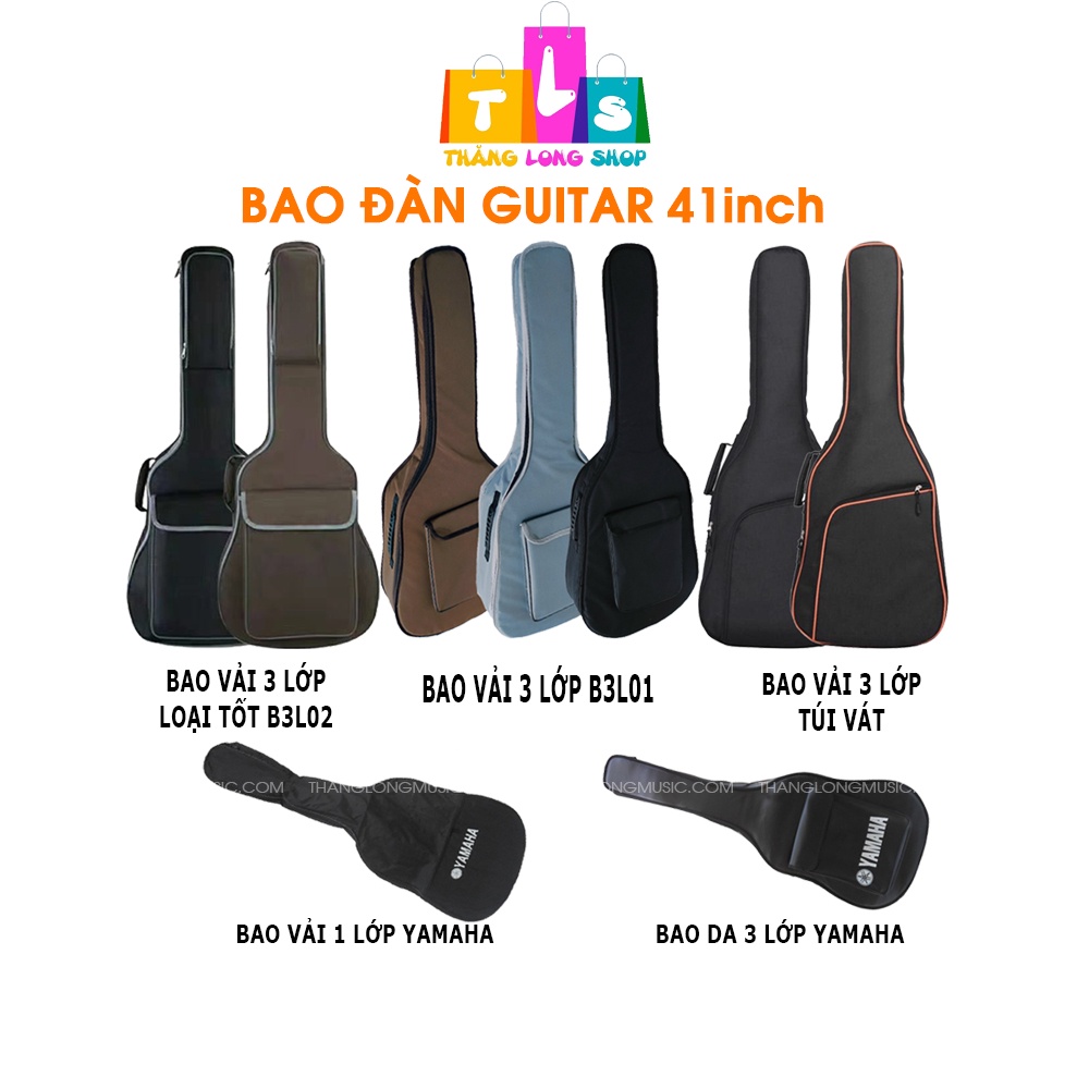 [Mã LIFE20KALL giảm 10% đơn 50K] Bao đựng đàn guitar 41 inch nhiều mẫu mã