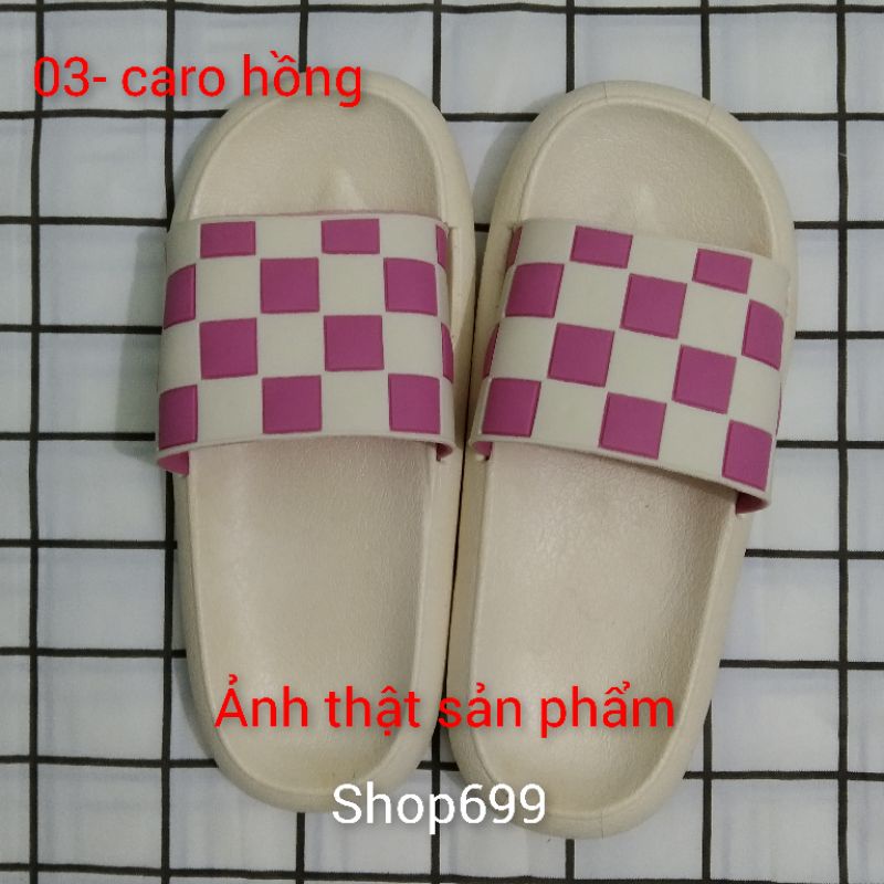 Dép caro thời trang siêu hot hàng Quảng Châu chất lượng