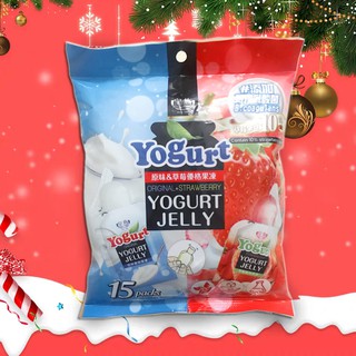 Thạch pudding sữa chua hoa quả Royal Family Đài Loan (gói 300gram có 15 pack nhỏ bên trong)