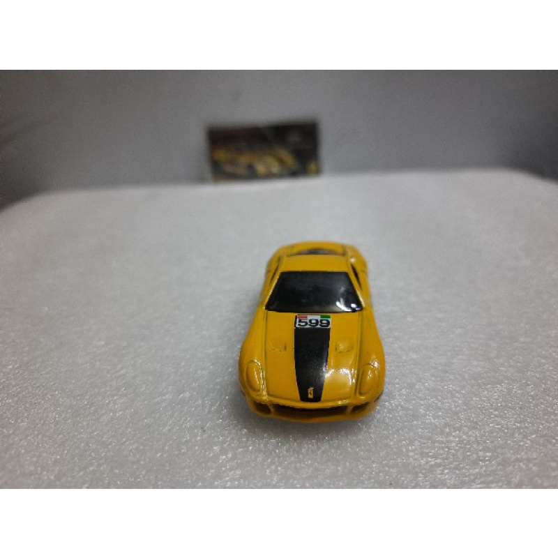 Xe Hot Wheels Ferrari Racer 599 GTB cờ Ý , hàng hiếm