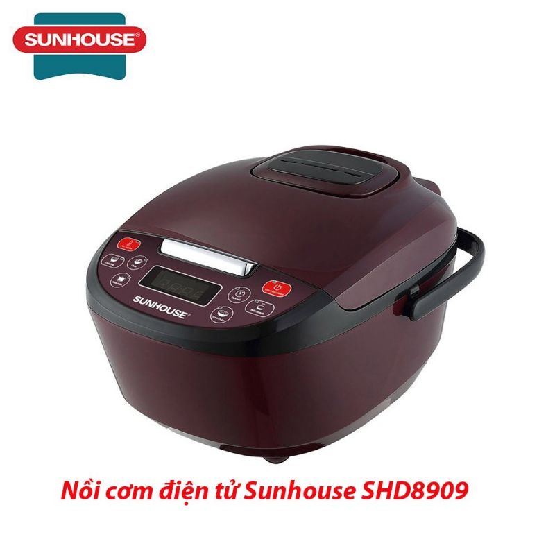 [Mã 44ELSALE2 giảm 7% đơn 300K] NỒI CƠM ĐIỆN TỬ SUNHOUSE 1 LÍT 8 CHÍNH HÃNG