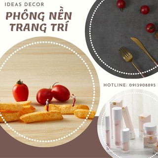 Phông nền PVC 3D vân gỗ cao cấp - Chụp ảnh đồ ăn, thức uống, trang sức, mỹ phẩm - Ideas Decor