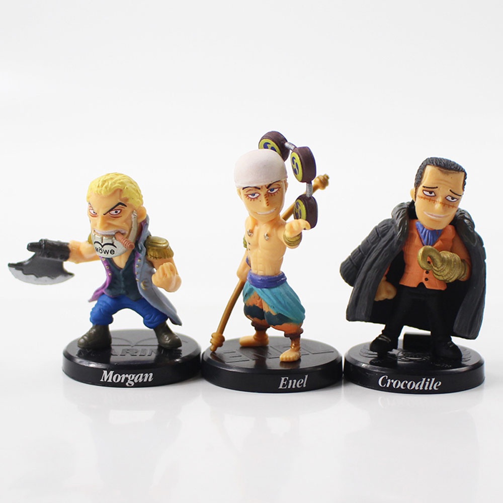 Set 12 mô hình đồ chơi nhân vật hoạt hình One Piece chất lượng cao