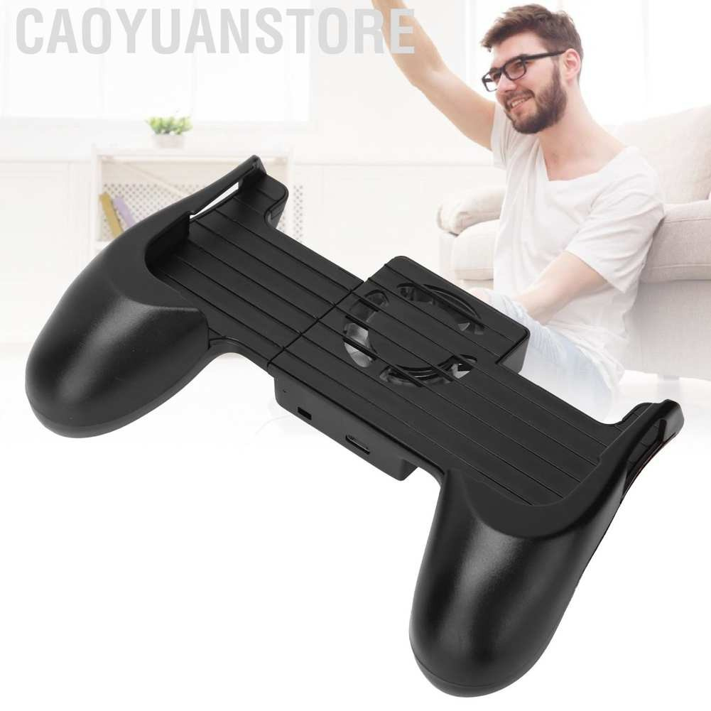 Caoyuanstore Plug in Mobile Phone Game Controller Gamepad Joystick with Fan for 4.7-6.5 inch Smartphone