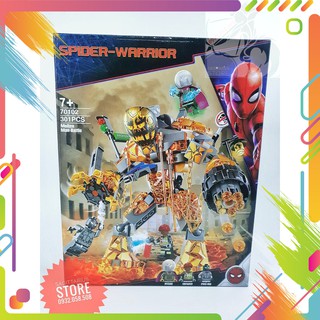 Lego Super Heroes Spiderman Chống Quái Vật Nham Thạch ( 301 Mảnh )-Hàng có sẵn