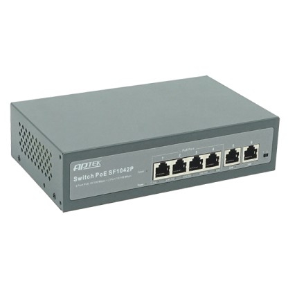 BỘ CHIA MẠNG 4 PORT POE APTEK SF1042P
