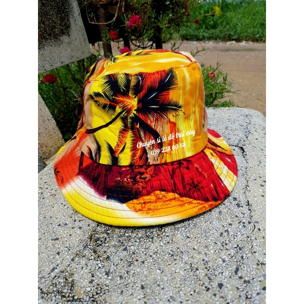 (chất kate thái 1 - kho HCM) bộ dừa cam đi biển, team - bộ hoa quả, trái cây big size- chuyên sỉ lẻ - nhuhuyen shop