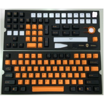 Phụ kiện Key cap độ bàn phím Gaming Tai-Hao Double Shot PBT Orange/Black -Nano